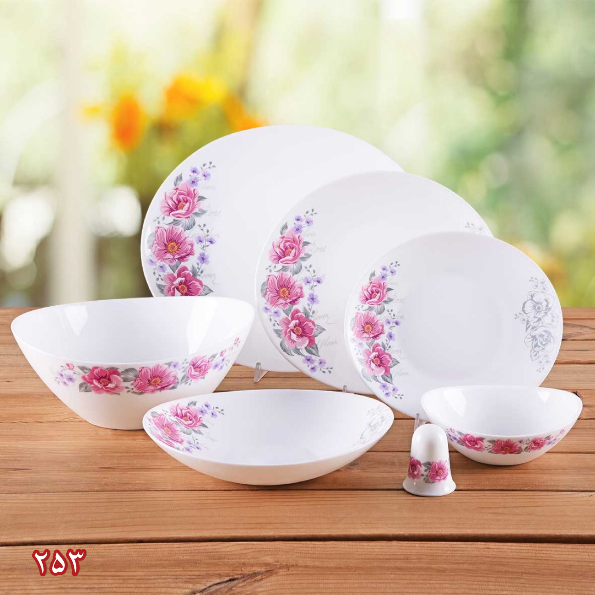 پارس اوپال بیضی 28 پارچ 253 (Adrina)