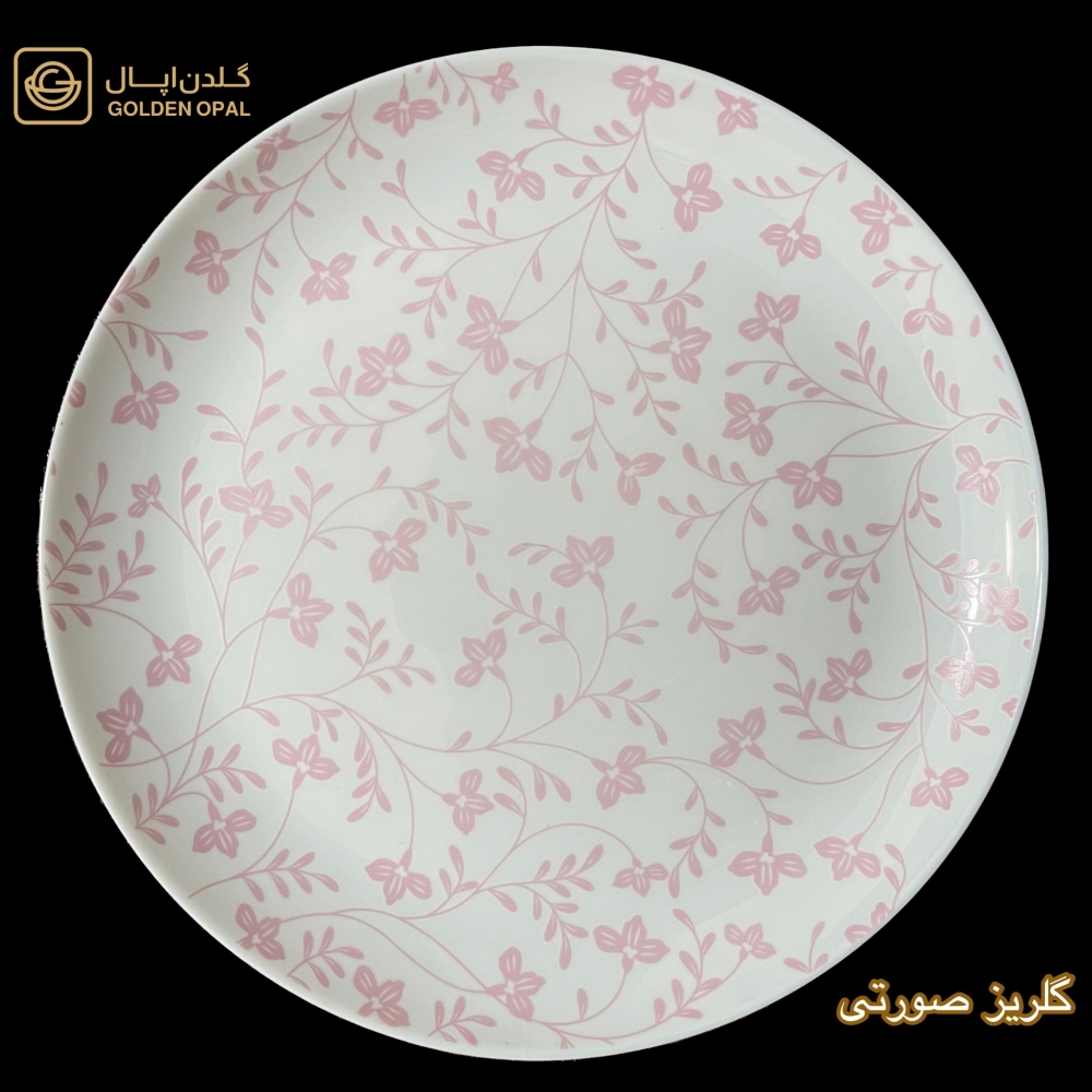 ..گلدن اوپال 26 پارچ گلریز صورتی دیوالی 