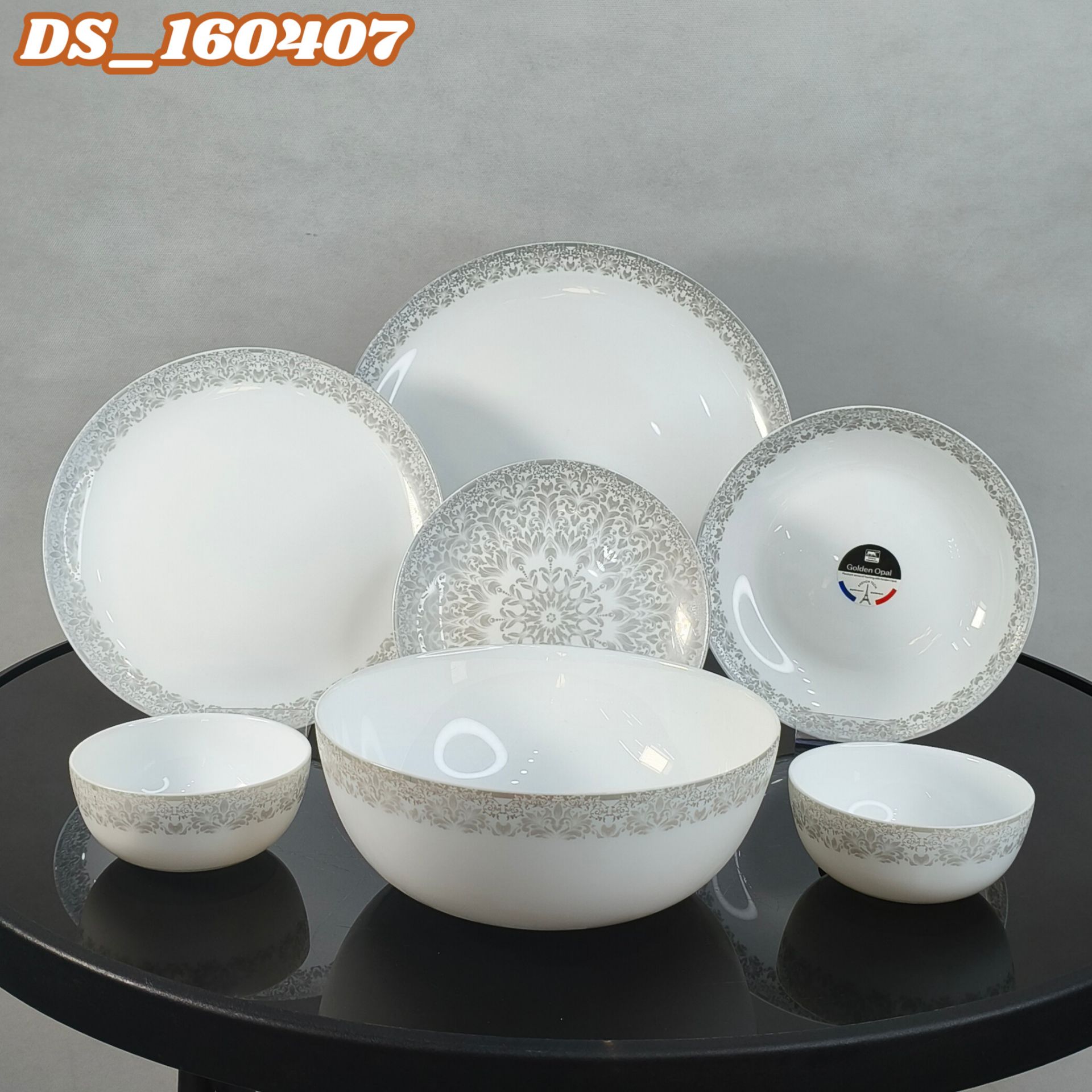 گلدن اوپال 26 پارچ پرنسا طوسی دیوالی 