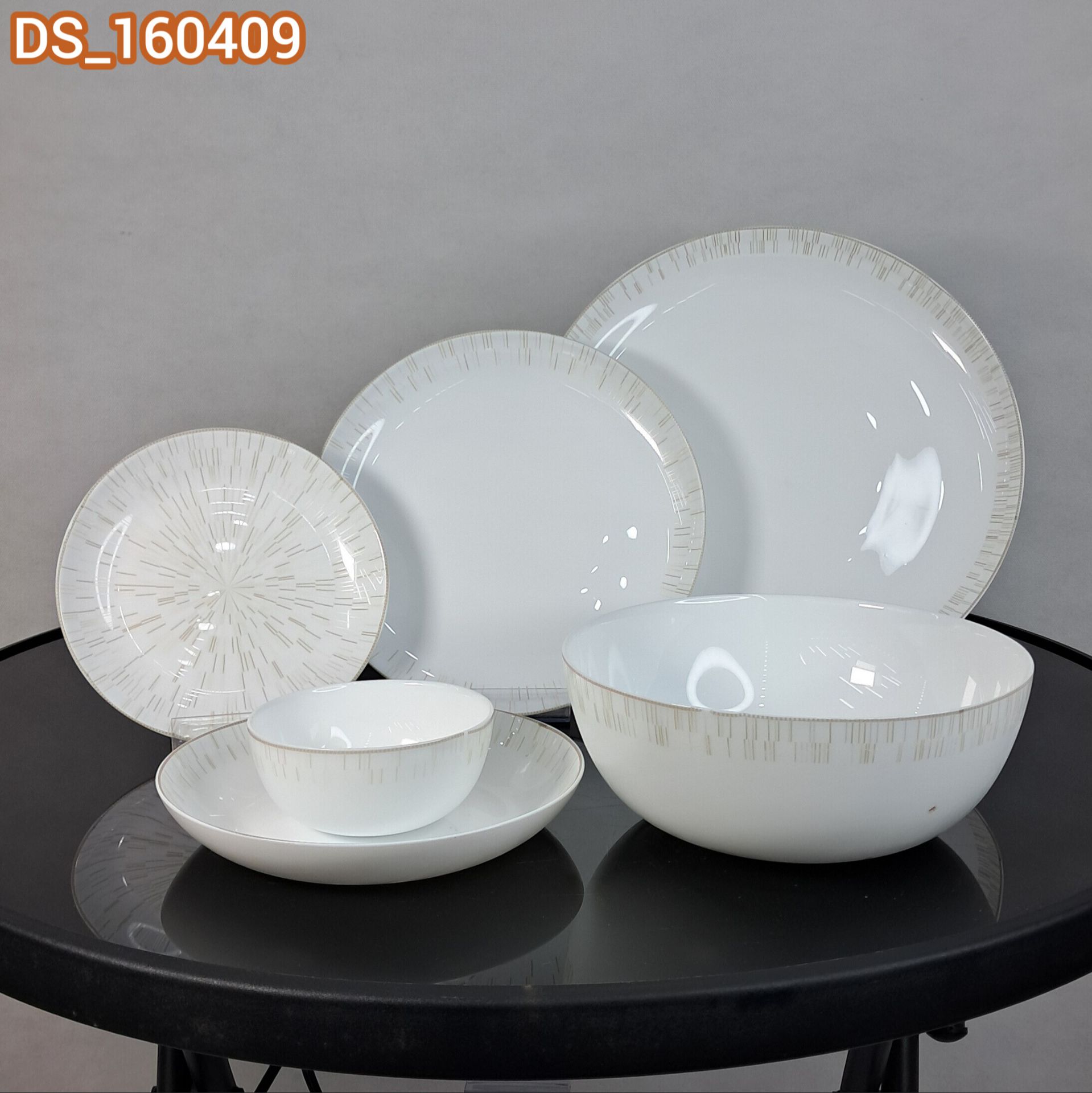 گلدن اوپال 26 پارچ دورینگ عسلی دیوالی 