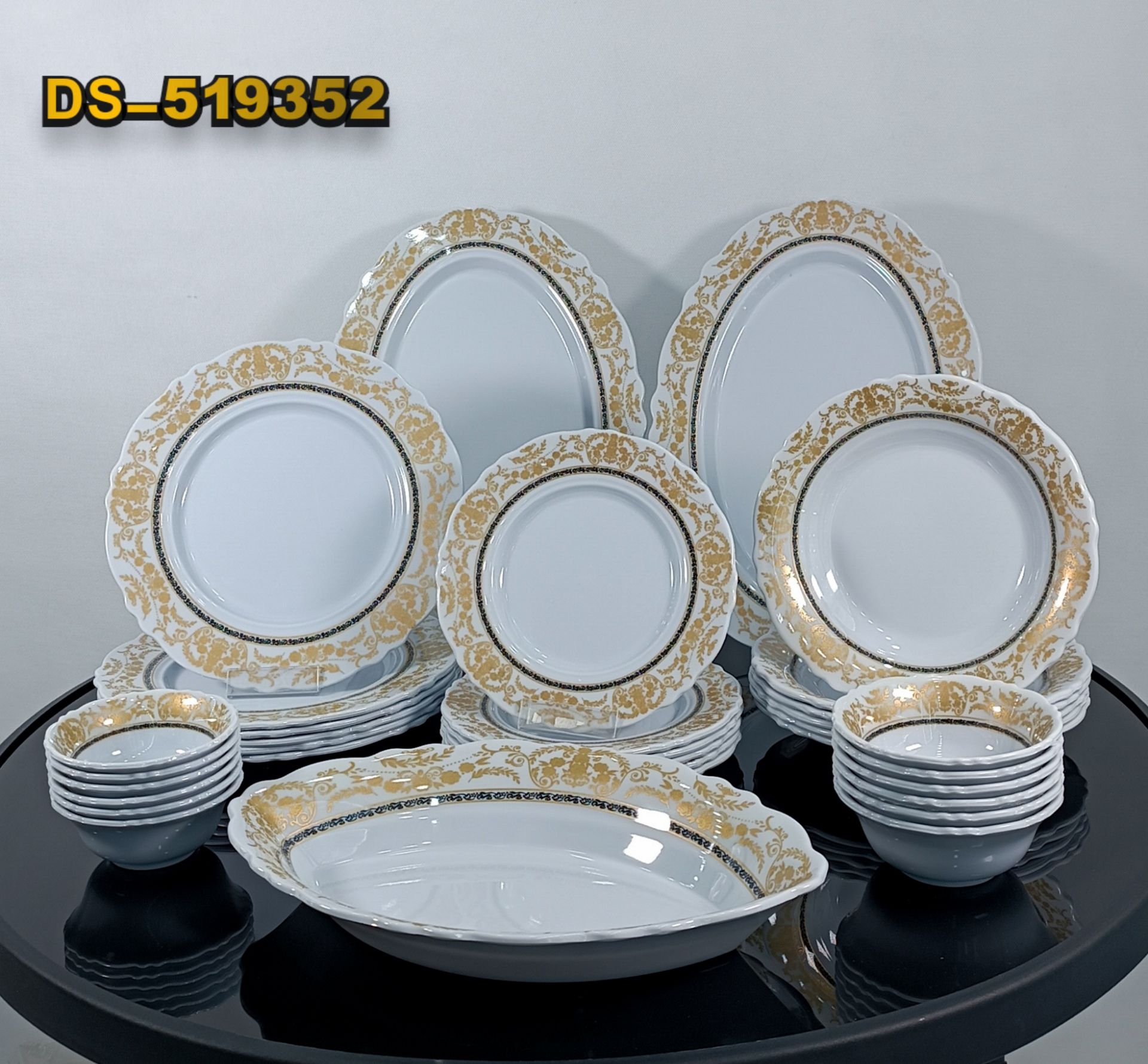 سرویس نفیس زعفرانیه آهار ط (33 پارچ)