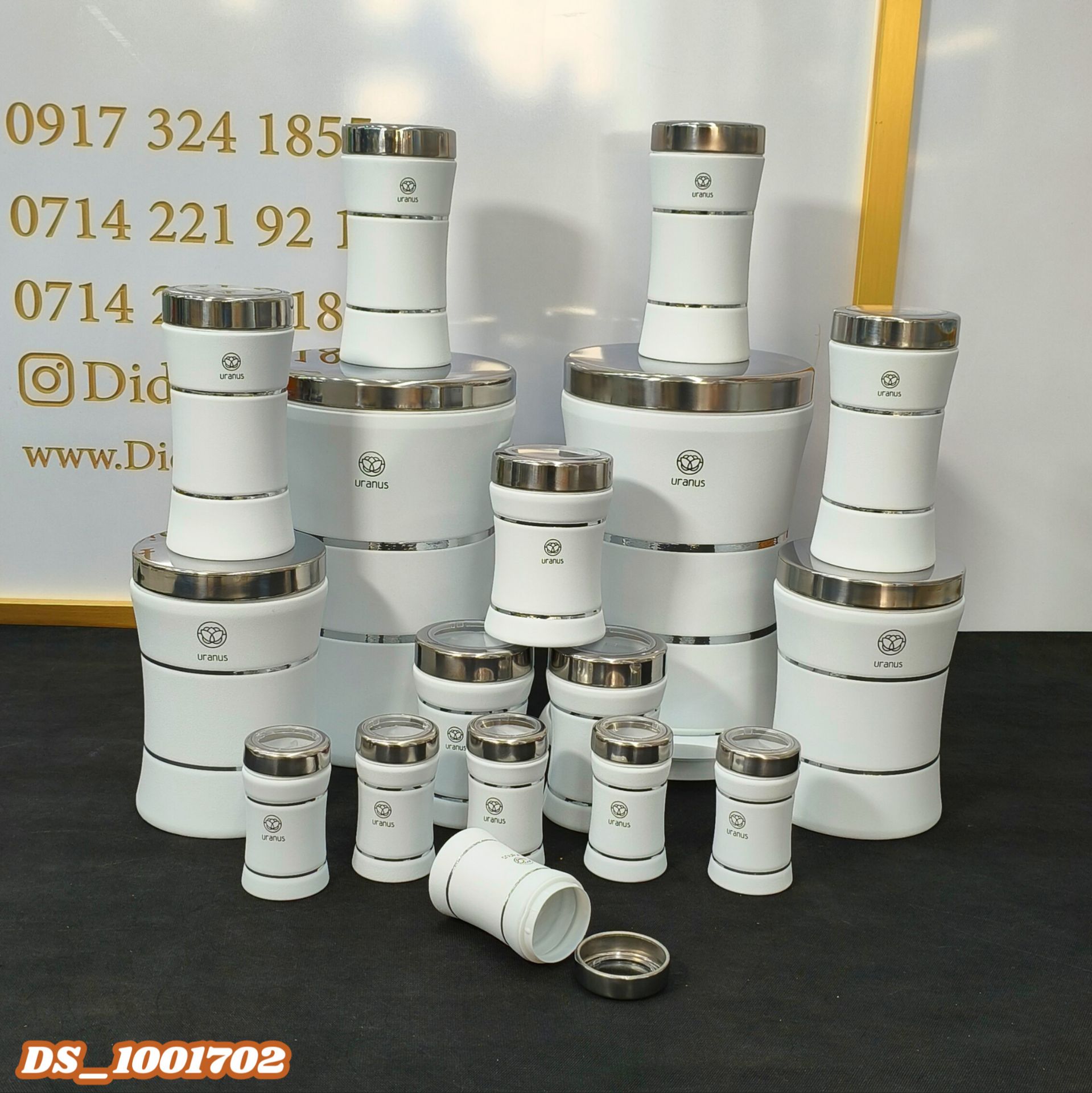 اورانوس17 پارچ (سفید درب استیل)KB