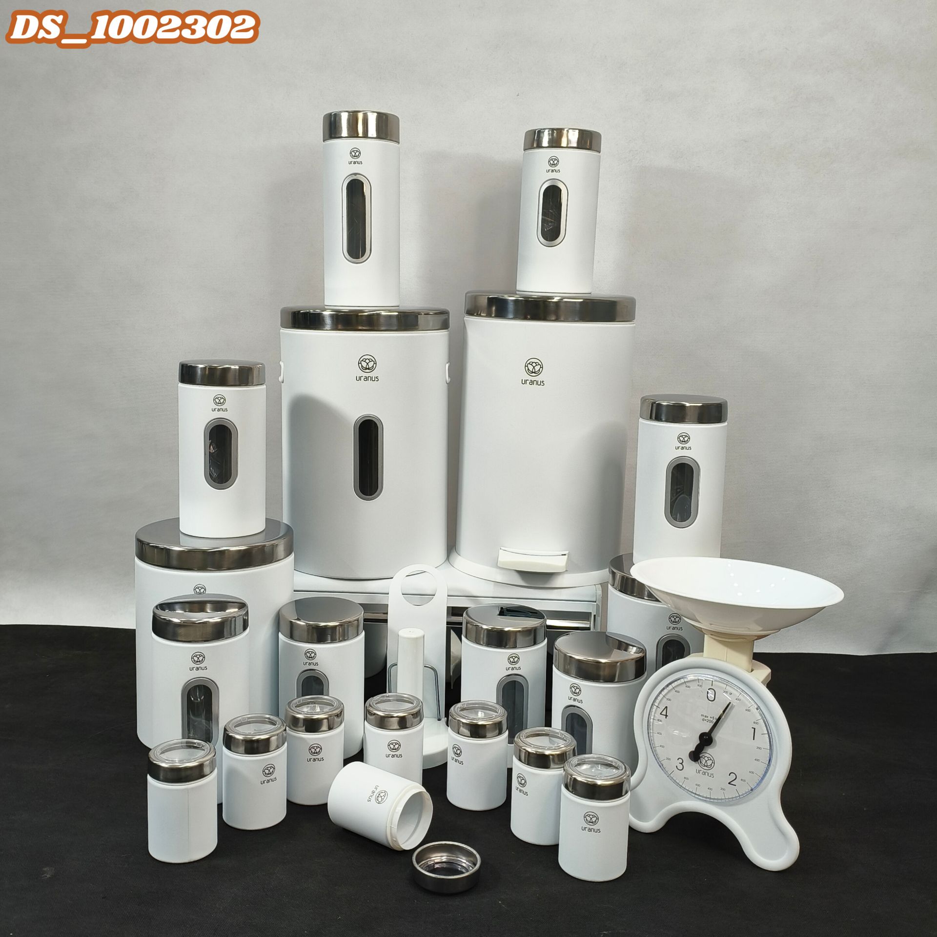 اورانوس 23 پارچ (سفید درب استیل) N