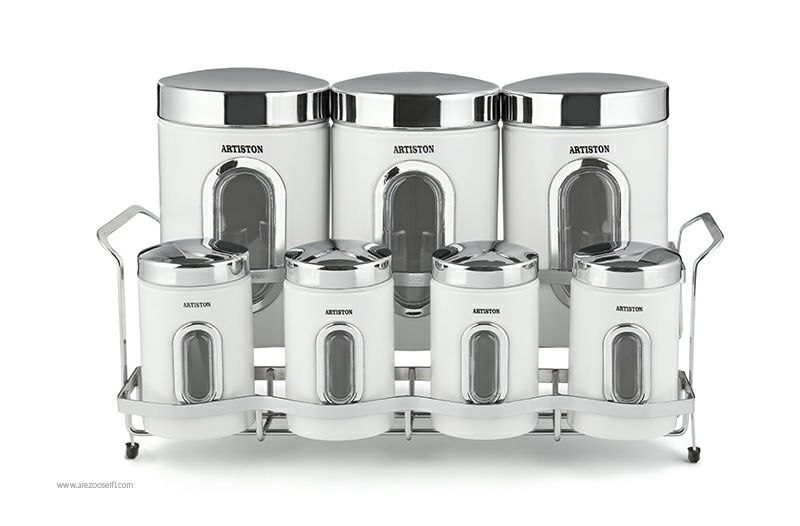 پاسماوری سفید درب فلزی کروم آرتیستون (6) 8316