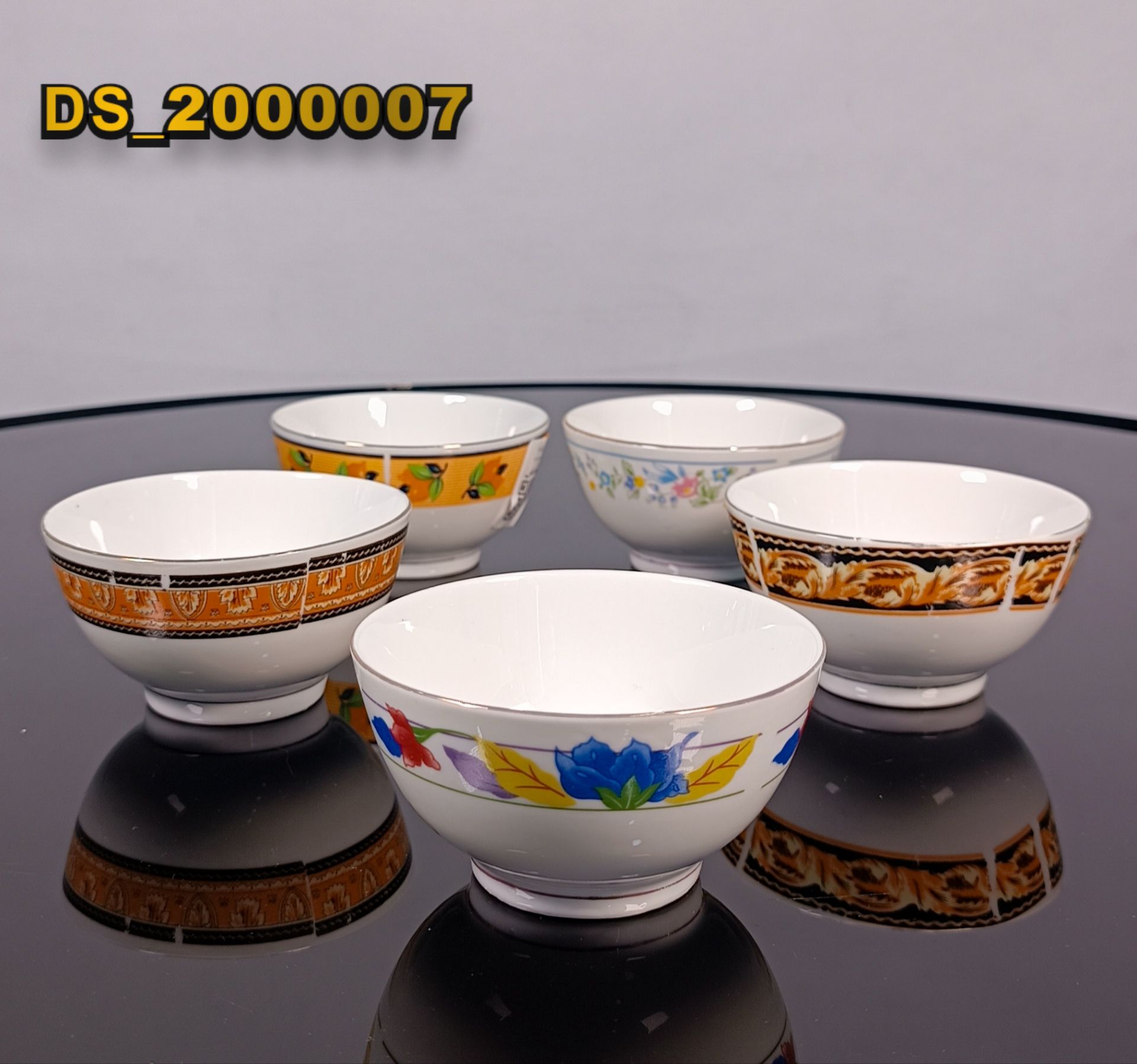 ورتی کاسه 3/75 چینی گلدار (12)