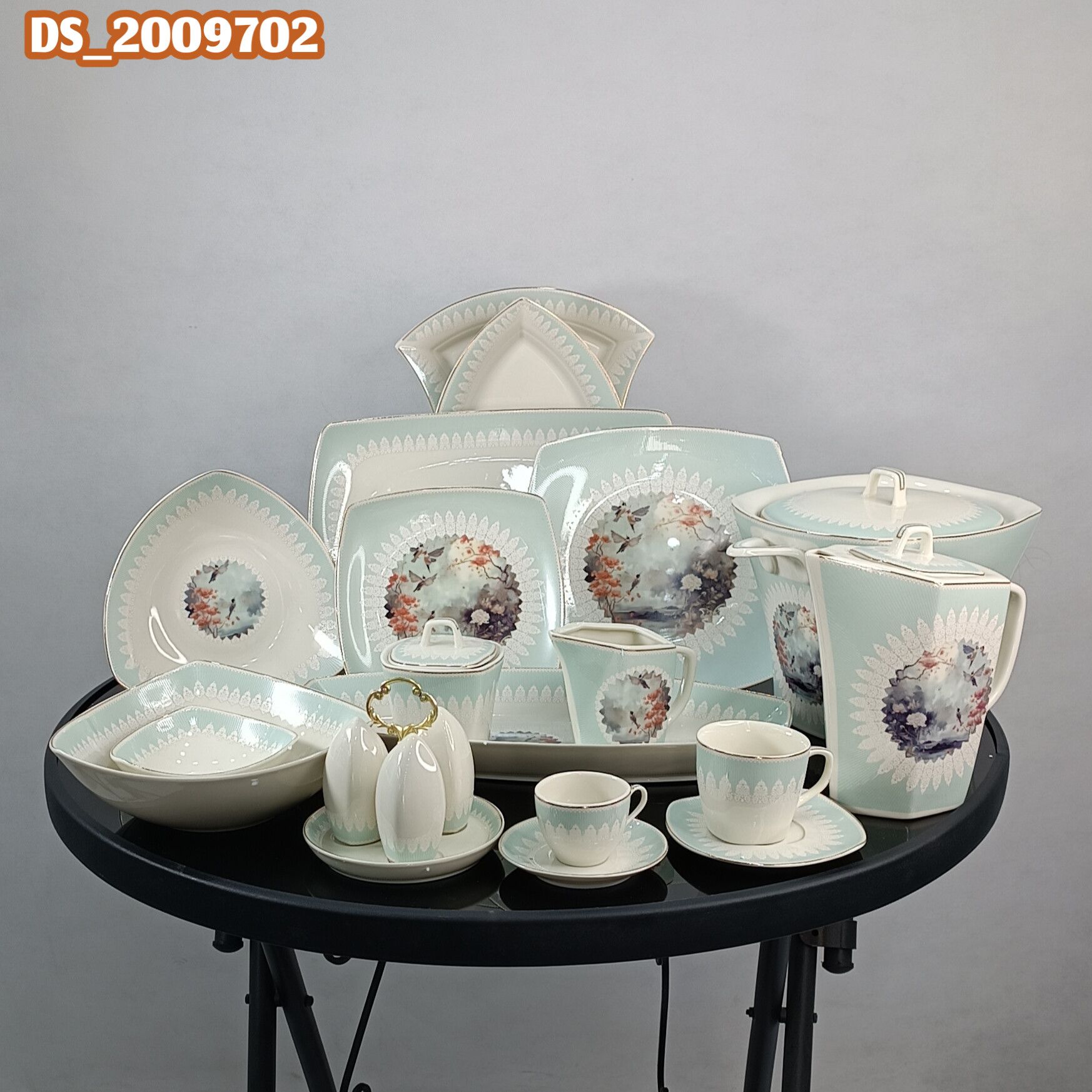 ایفل سرویس چ پردیس 96 پارچ طرح ساحل رزگلد