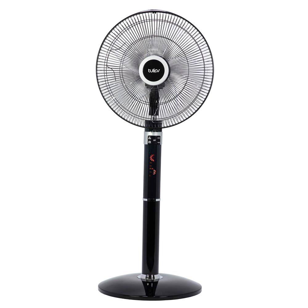 تولیپس پنکه کنترل دار مشکی نقره ای SF-404