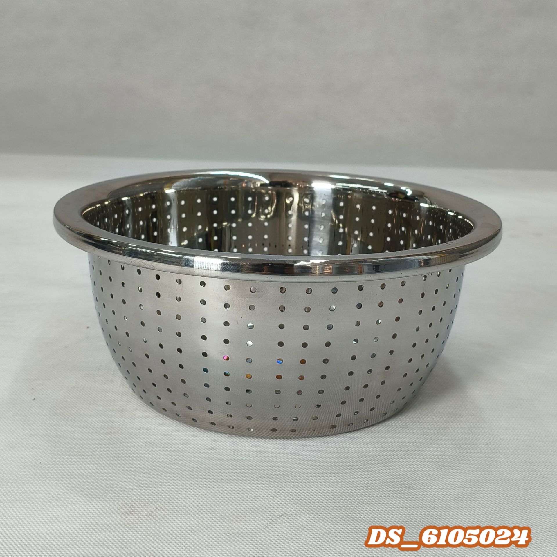 آبکش گرد استیل ضخیم (سایز24 )