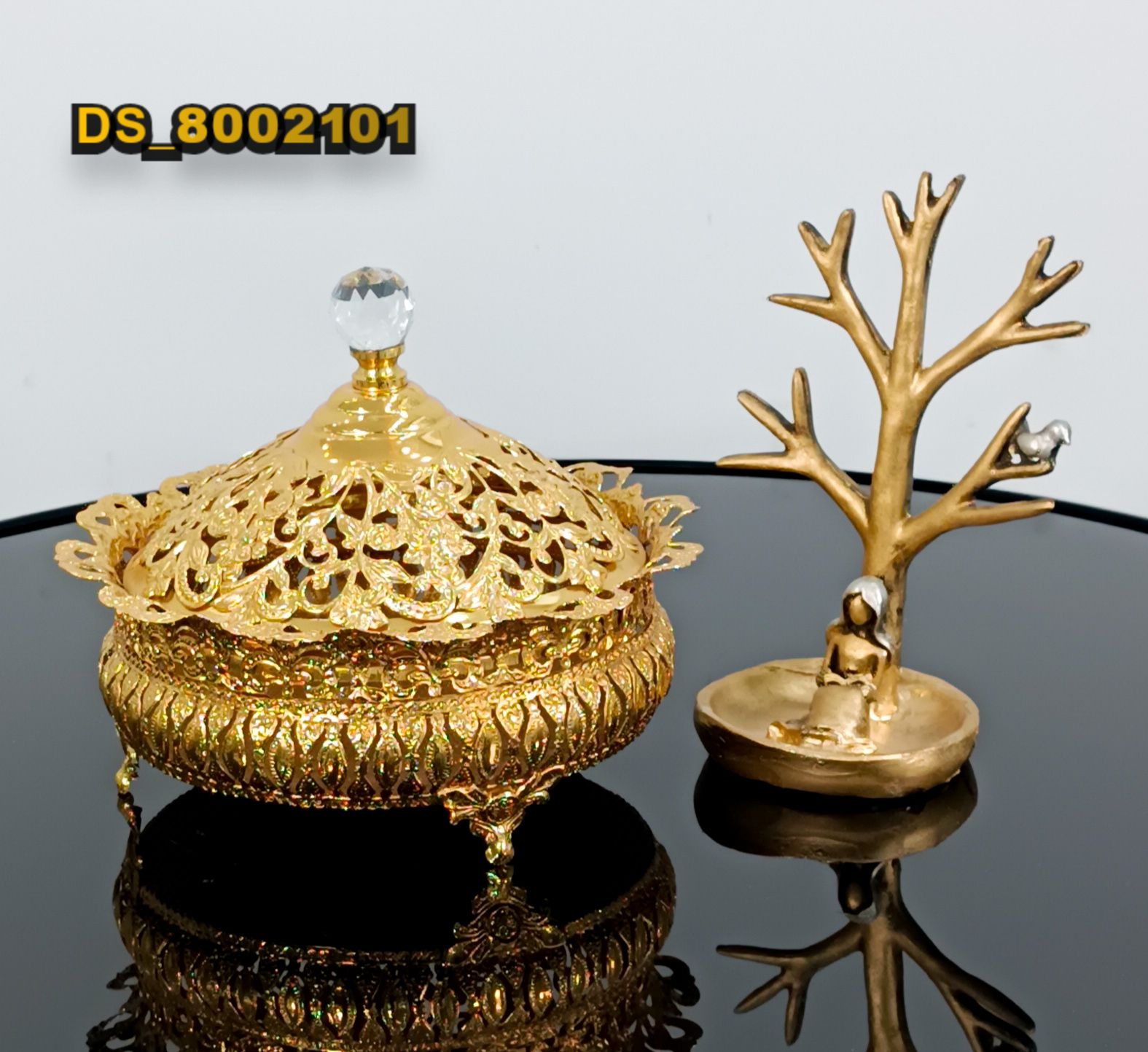 آجیل سه پایه آزالیا بزرگ طلایی (8)