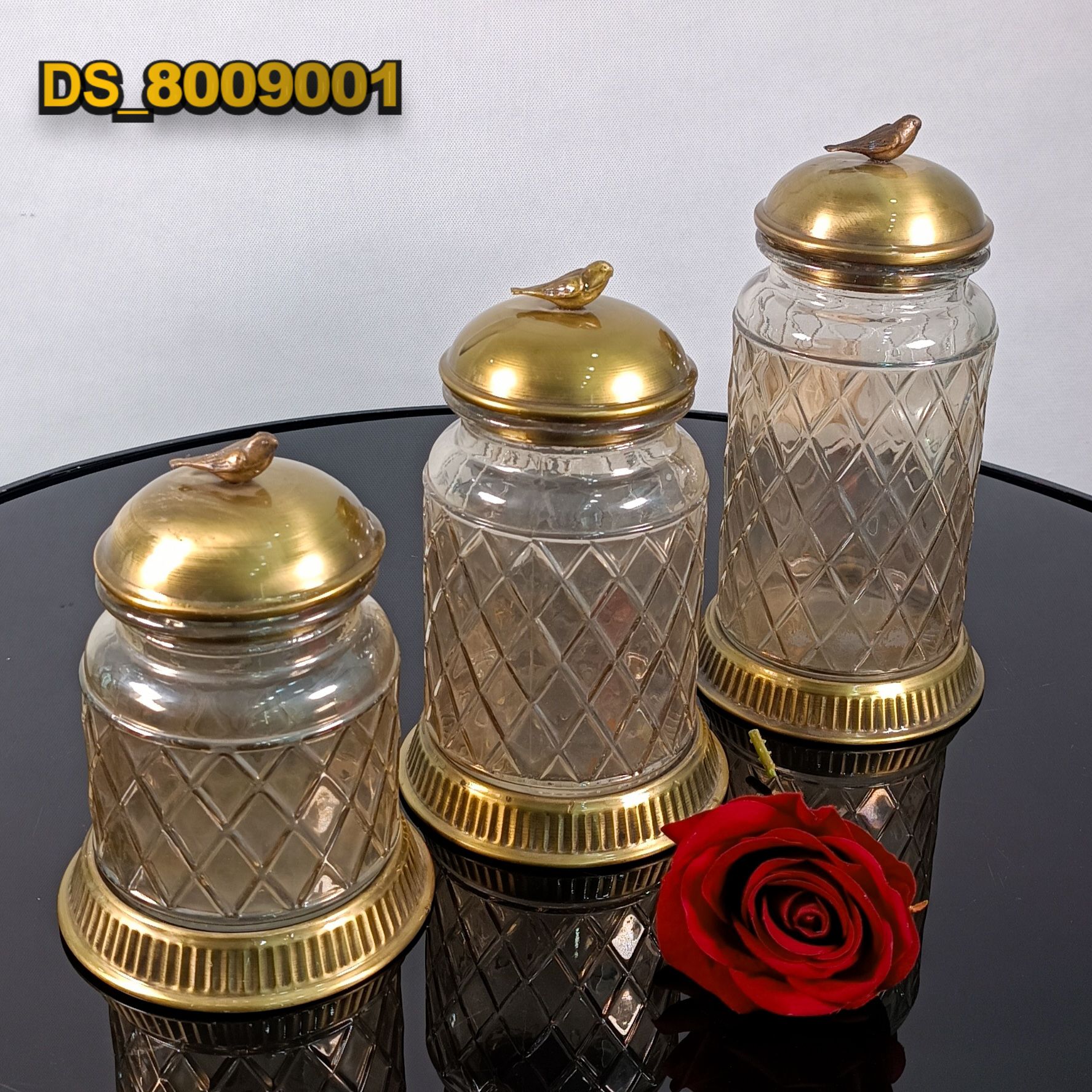 بانکه هندی شامپاینی آنتیک مهر (3 تایی)